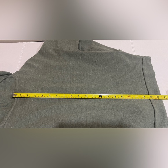 Y2K Mudd Olive Green Floral Long Sleeve Zip Up Vintage Crop Hoodie Womens Size L - Picture 8 of 8